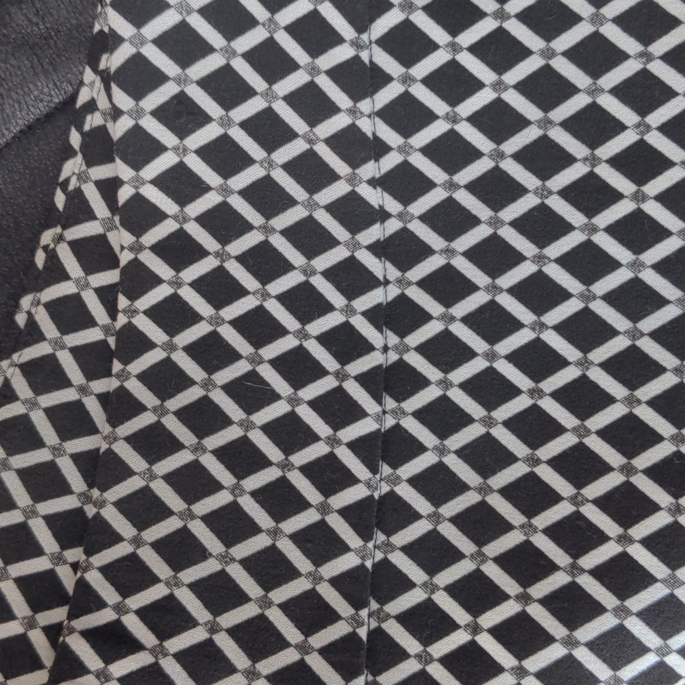 INC Black and White Geometric Pants